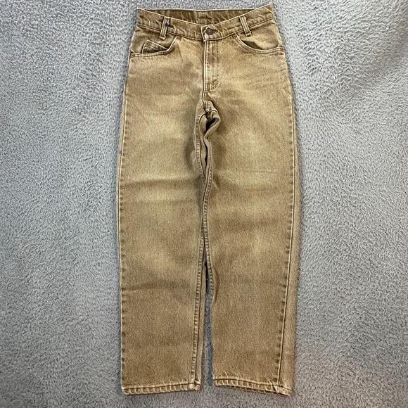 Vintage Levi's Jeans Womens 28x28 fits 26x26 Orangetab 550 Student Brown USA - Picture 1 of 13